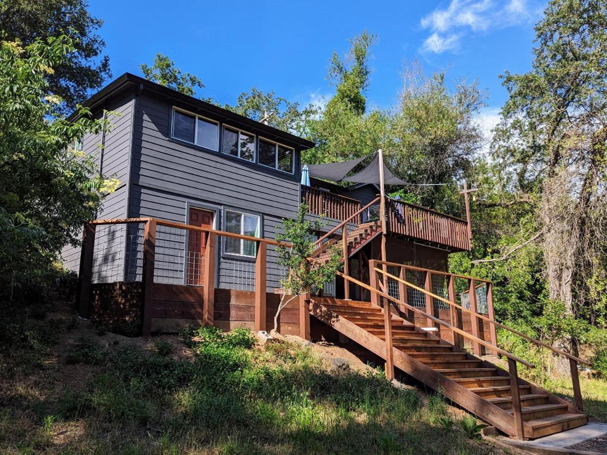 Rivers Breeze Relaxing Riverside Cabin With Private Suite Kayaks Healdsburg Exterior foto